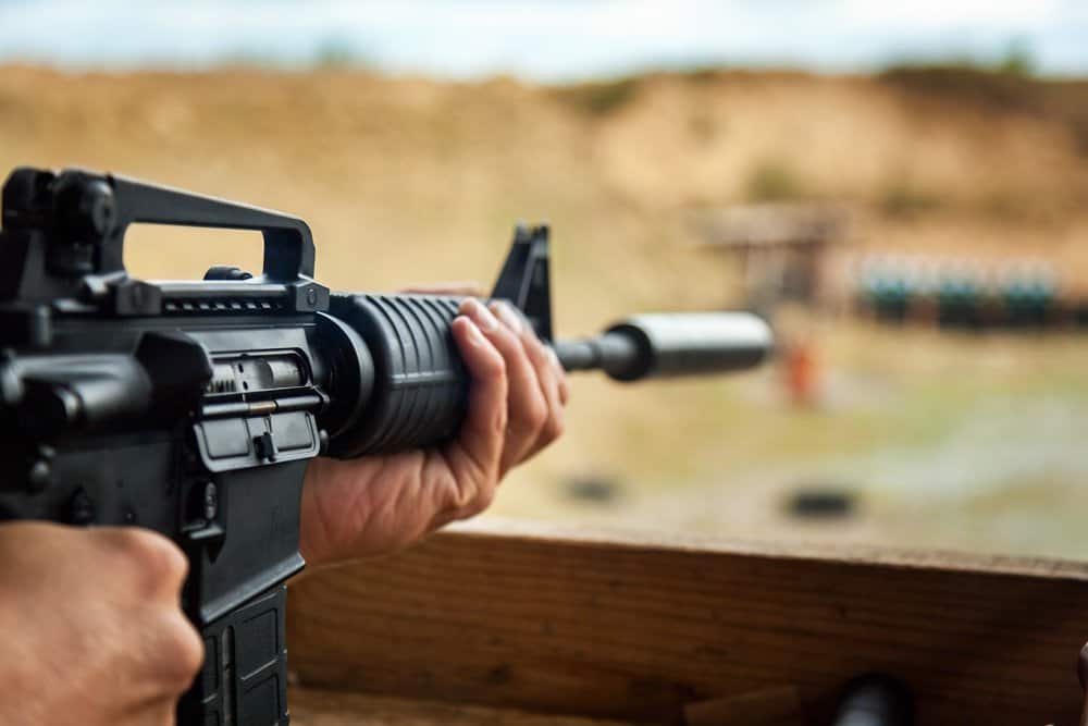 AR-15 at Shooting Range